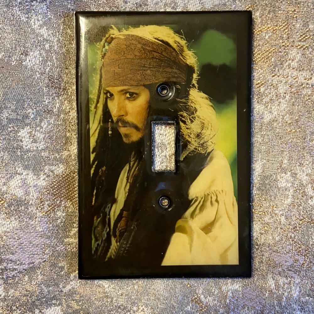 Jack Sparrow Light Switch Cover